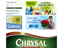 Tablet Screenshot of chrysal-katalog.de
